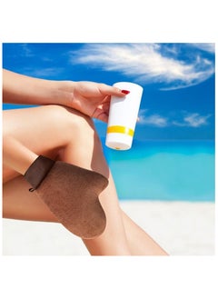 General Tanning Mitt Mousse | Velvet Tanning Applicator Mitt | Portable Tanning Mitt | Double Sided Velvet Tanning Mitt, Tanning Glove Tan Mitt Applicator Tanner Glove Sunless Tanning Mitt  - Image 2