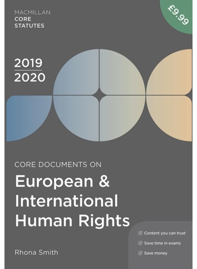 Core Documents on European and International Human Rights 2019-20