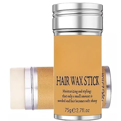 Hidak Hair Wax Stick Wax Stick for Hair Styling Wax for Smooth Wigs Strong Hold Nongreasy Styling Hair Pomade Stickv Hair stick For Women  Men frizzy hair Wax Stick - Image 1