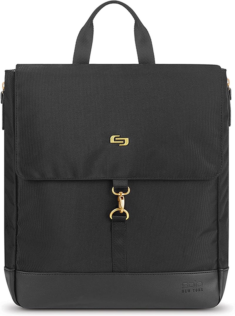 Solo Austin Hybrid 133 Inch Laptop Backpack Tote Black - Image 1