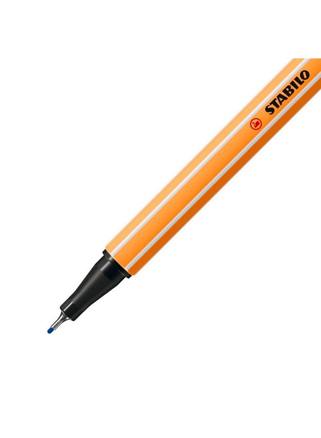 STABILO point 88 Fineliner Blue Box Of 10 - Image 3