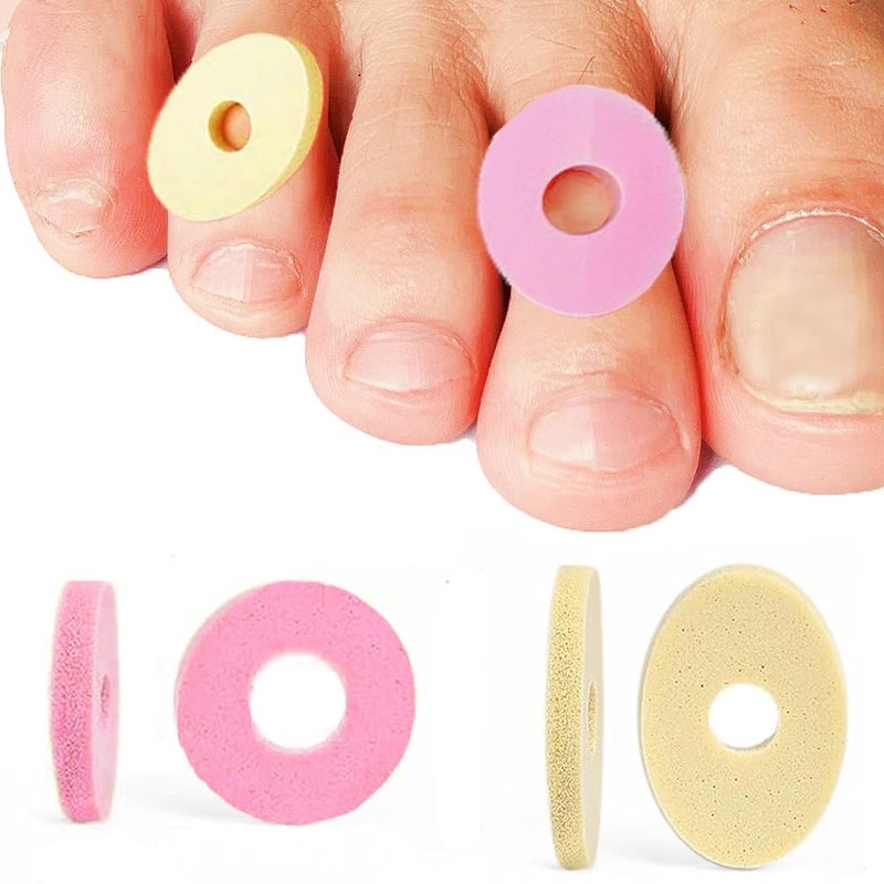 Latex Stickers – 4 Round Pink S-Shaped + 4 Oval Pink Stickers, for Crafts, DIY, Decor