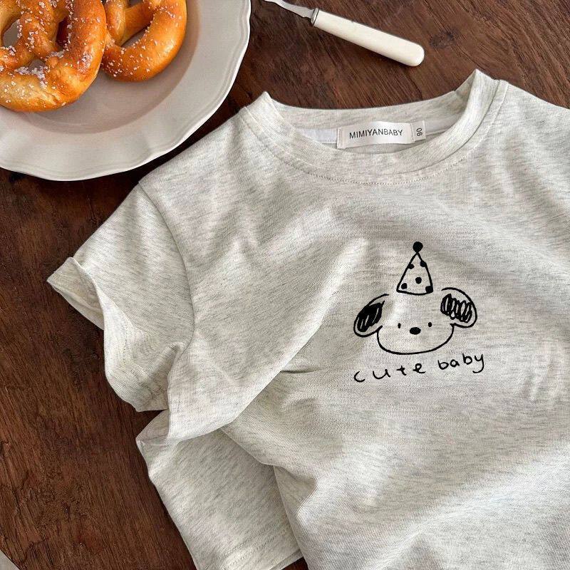 Children's Cartoon Print Short Sleeve T-Shirt - Image 4