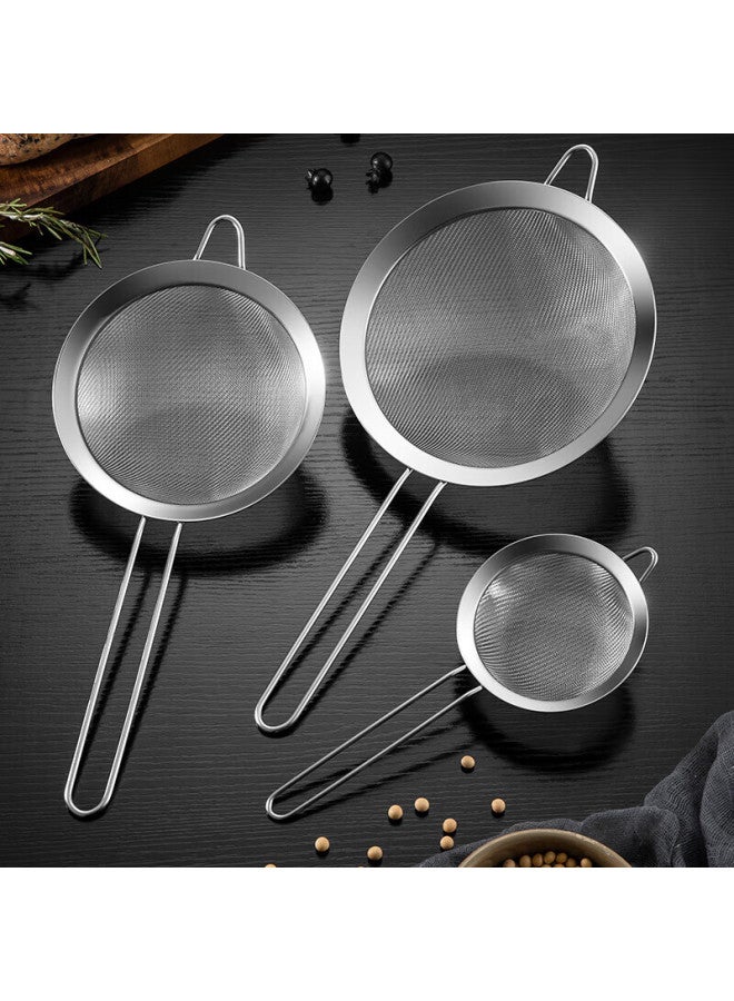 MAX COOK Meichun (maxcook) 304 Stainless Steel Mesh Strainer 30 Mesh, Fine Mesh Colander For Oil And Flour, 15cm Mccu7346  - Image 2