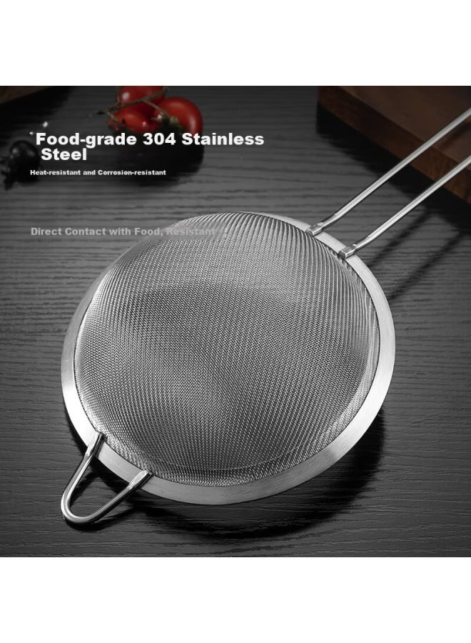 MAX COOK Meichun (maxcook) 304 Stainless Steel Mesh Strainer 30 Mesh, Fine Mesh Colander For Oil And Flour, 15cm Mccu7346  - Image 3