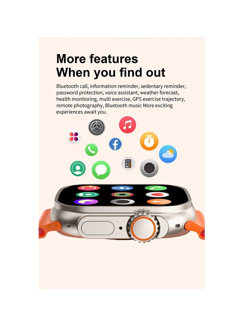 AROAQ 2023 New Smart Watch Series 8 Ultra 49mm NFC Bluetooth Call Smartwatch Men Women Sport Fitness Watch - Image 5