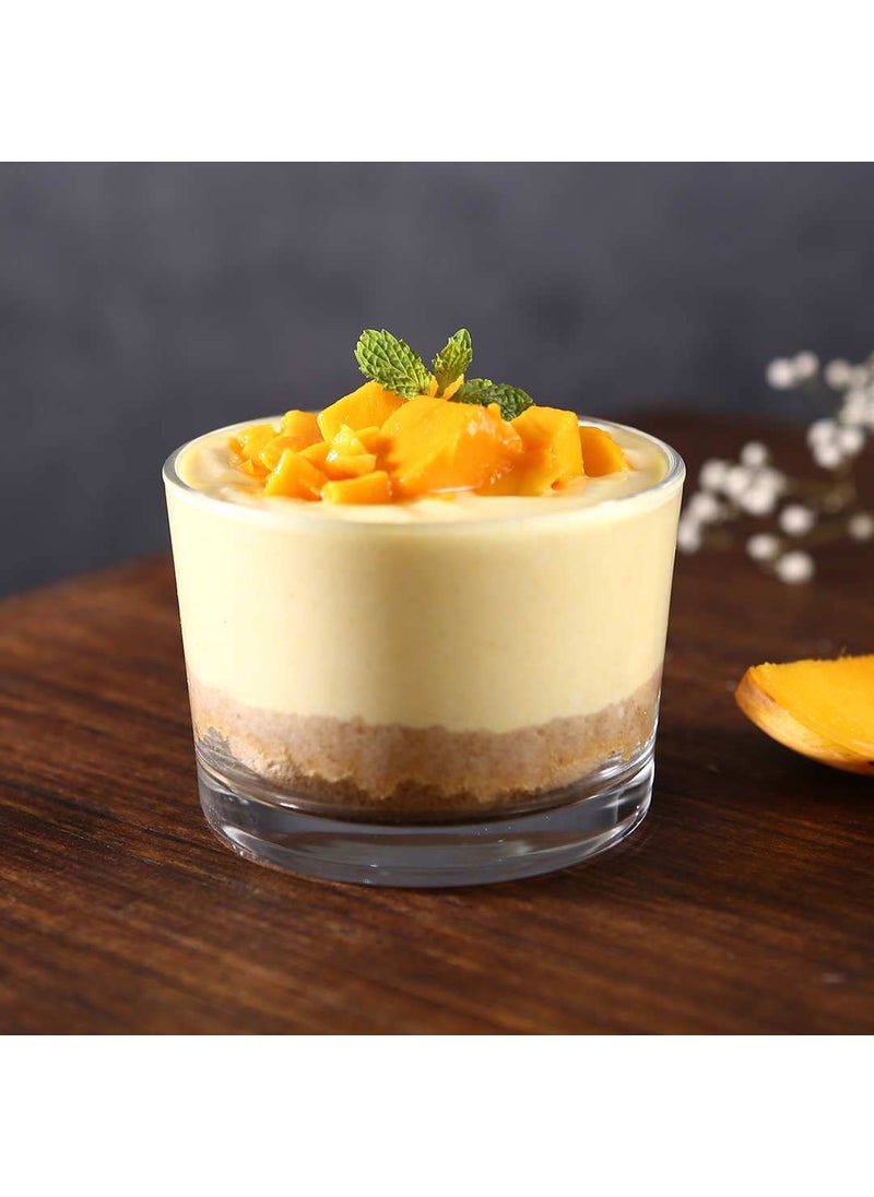smart serve smart serve UNIGLASS Grande Glass DessertPudding BowlsIce Cream Cups Set 200 ml Set of 6 Small  - Image 5