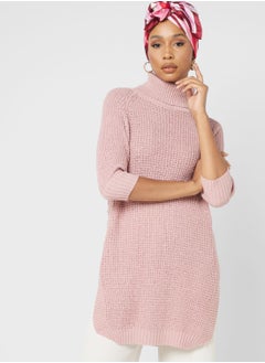 Khizana Turtleneck Tunic Sweater  - Image 1