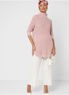 Khizana Turtleneck Tunic Sweater  - Image 4