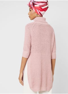 Khizana Turtleneck Tunic Sweater  - Image 2
