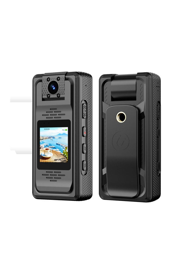 Generic HD Law Enforcement Driving Conference Recorder Portable WiFi Night Vision Camera Infrared Rotating Lens Magnetic Suction Back Clip-Body Color:Standard Configuration With 128gb Memory Card  - Image 3