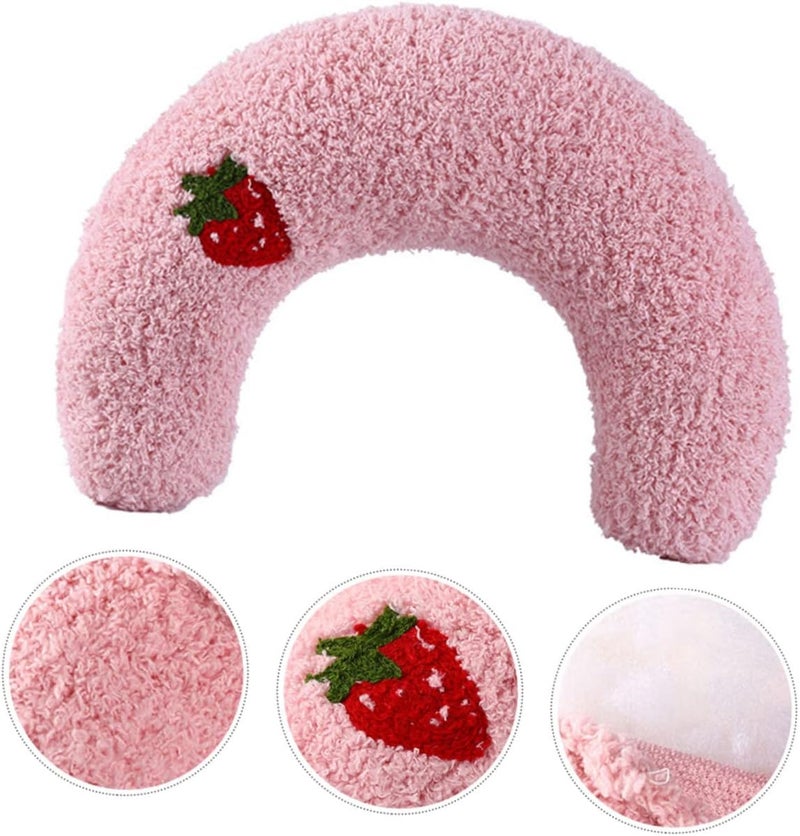 ULTECHNOVO U-Shaped Cat Neck Pillow for Deep Sleep Pet Cushion for Cats and Dogs Neck Design for Comfort Easy to and Maintain for Home and Travel - Image 5