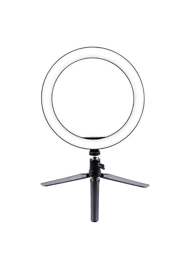 Generic 260MM LED Ring Light Fill Light Photography LED Selfie Light with Table Tripods USB Powered  - Image 1