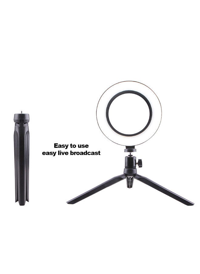 Generic 260MM LED Ring Light Fill Light Photography LED Selfie Light with Table Tripods USB Powered  - Image 4