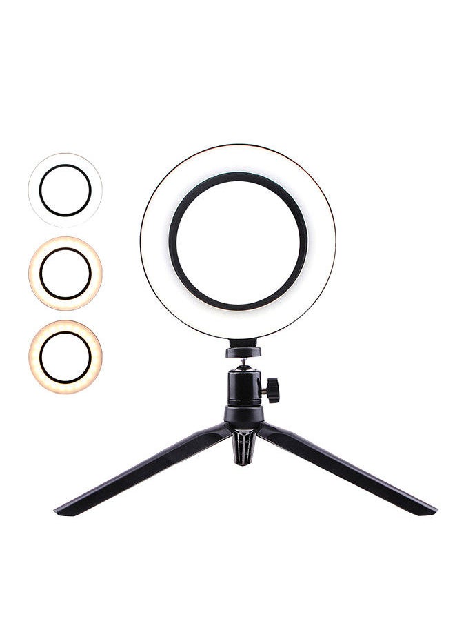 Generic 260MM LED Ring Light Fill Light Photography LED Selfie Light with Table Tripods USB Powered  - Image 5