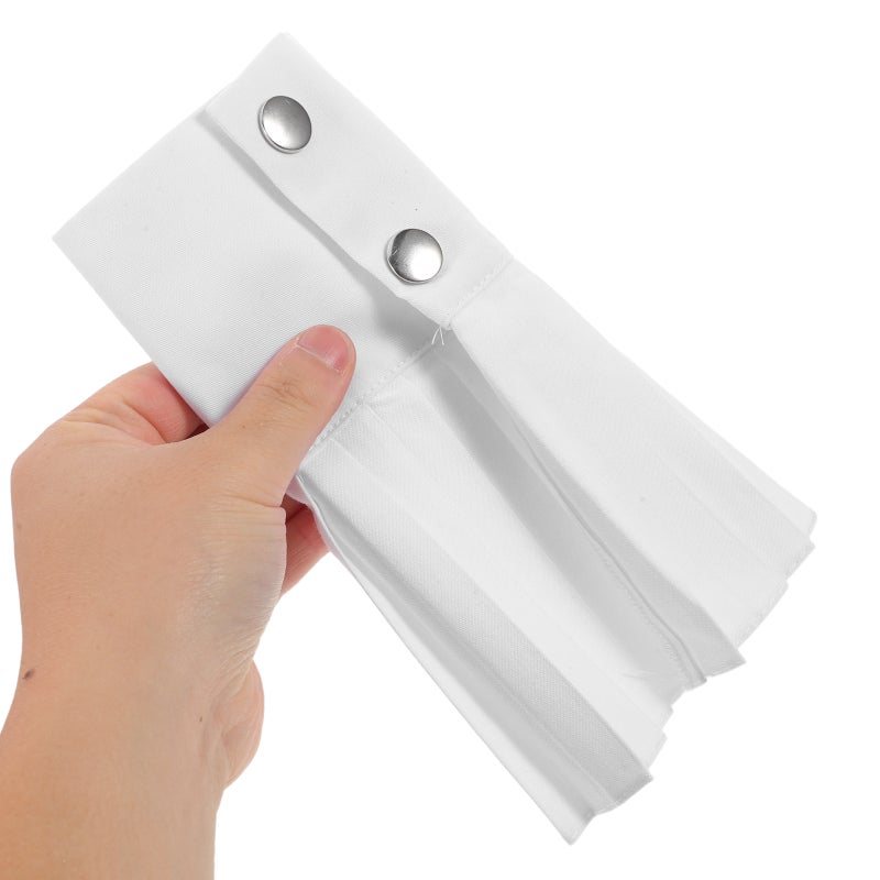 2pcs Clown Wrist : White For Wrists - Women Detachable Fake Sleeve - Shirt Accessory Decorative For Party Costume Wedding - Image 3