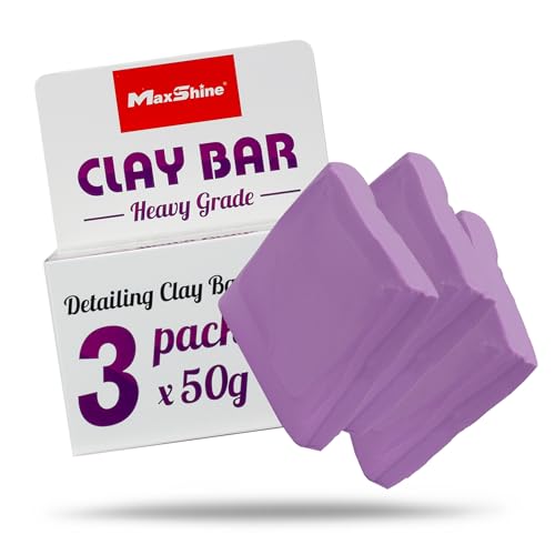Maxshine Universal 3-Pack Magic Clay Bar (150g) Heavy Grade Material for Car Clay Bar - Efficiently Cleans & Removes Surface Contaminants from Paintwork, Glass, Plastic, & Metal Surfaces - Image 1