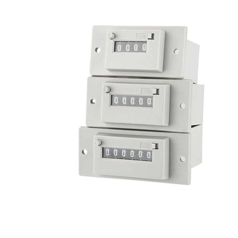 CSK5 CKW AC220V 4 5 6 Digit Electromagnetic Counter Manual Lockable Pulse Counter - Image 3