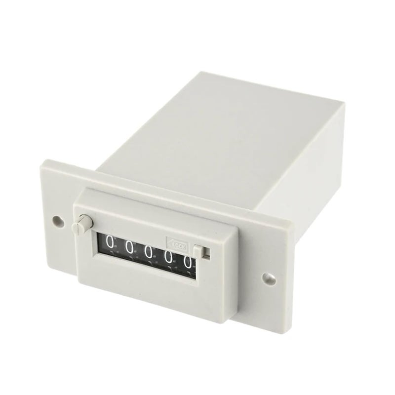 CSK5 CKW AC220V 4 5 6 Digit Electromagnetic Counter Manual Lockable Pulse Counter - Image 4