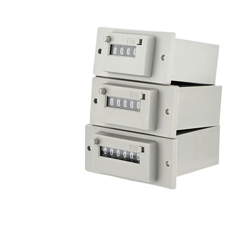 CSK5 CKW AC220V 4 5 6 Digit Electromagnetic Counter Manual Lockable Pulse Counter - Image 1