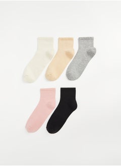 Female Plain Socks 5 Pack - pzsku/Z8BDCCD773256305E7EAAZ/45/_/1731248615/fd0da9d1-d845-4483-bce1-fe98703eaa12