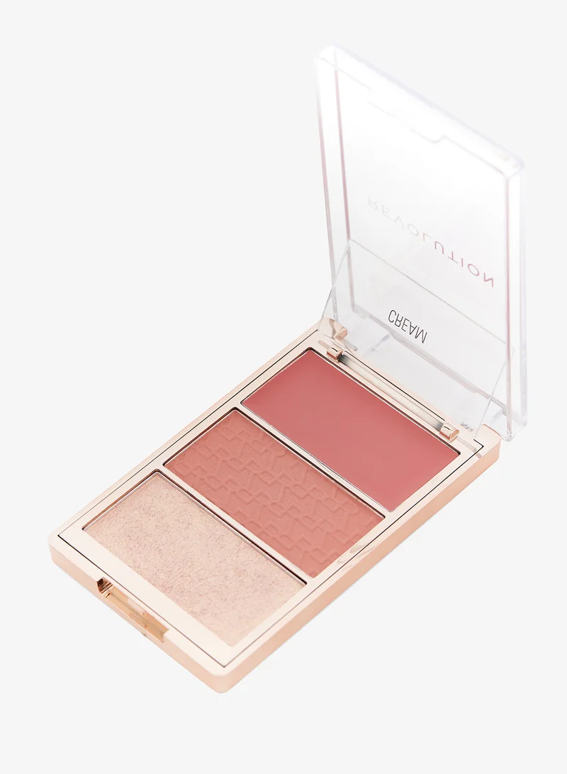 Revolution  Revolution Blush Icon Palette Aura Points Rose for Women | Best Price UAE