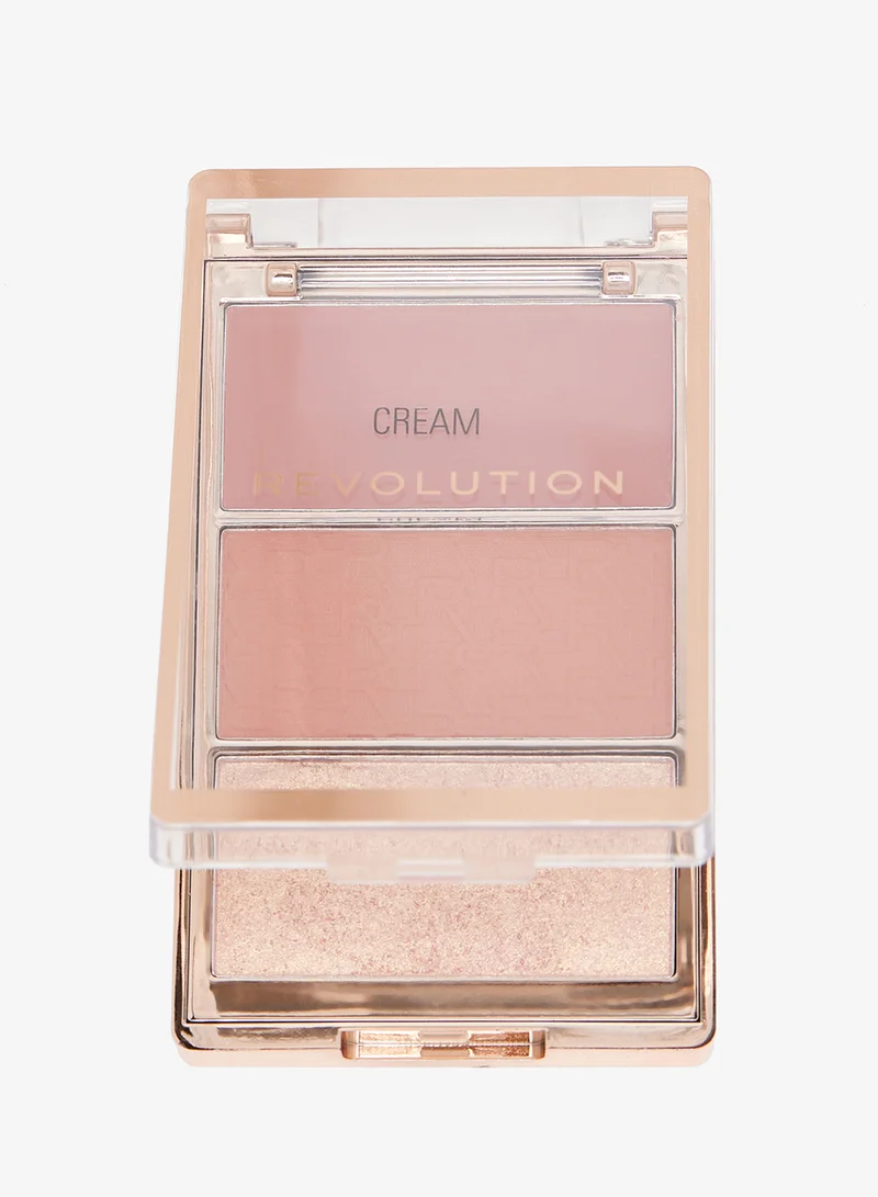 Revolution  Revolution Blush Icon Palette Aura Points Rose for Women | Best Price UAE