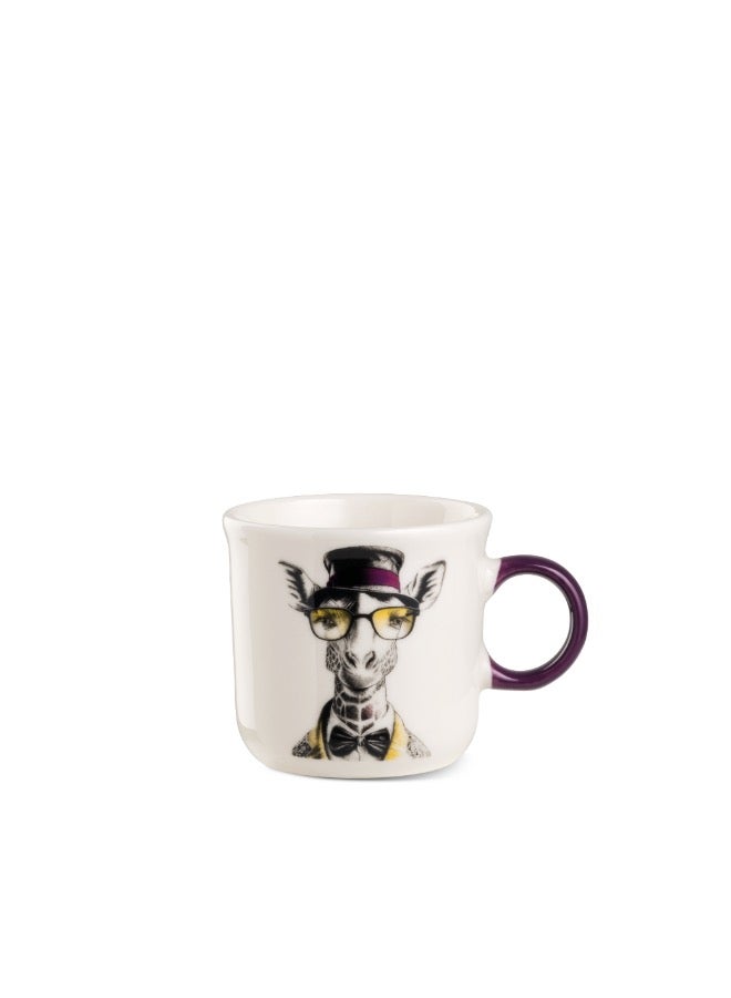Mini Mug Human Essence Giraffe 80ml New Bone China Dishwasher & Microwave Safe