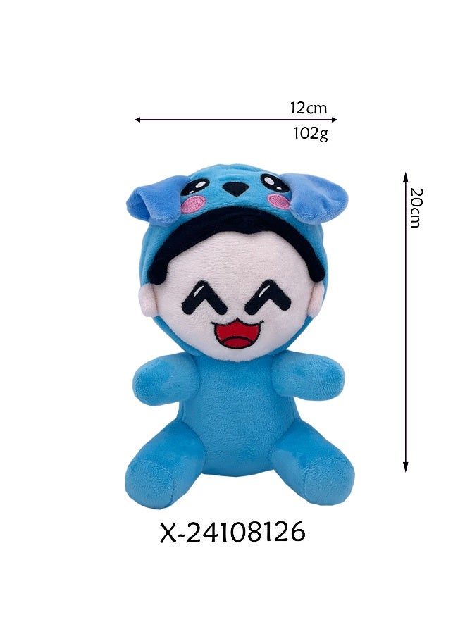 Cross-Border New OMZ Plush Hooded Cute Doll Toy for Boys and Girls 