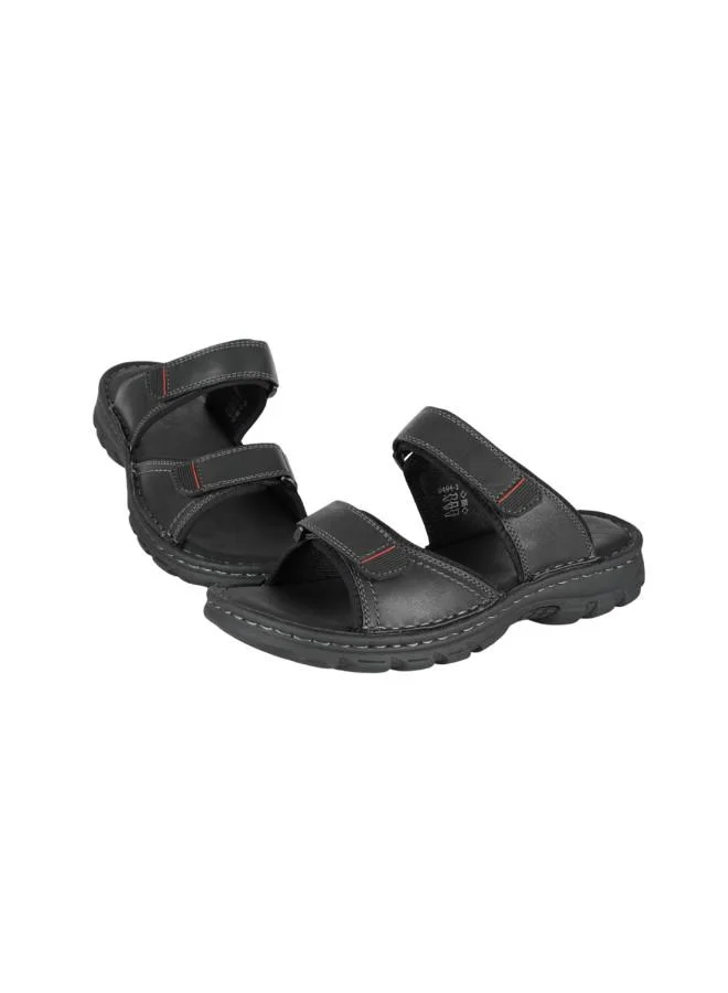 barjeel uno 008-3624 Barjeel Uno Mens Casual Sandals 0494-1 Black