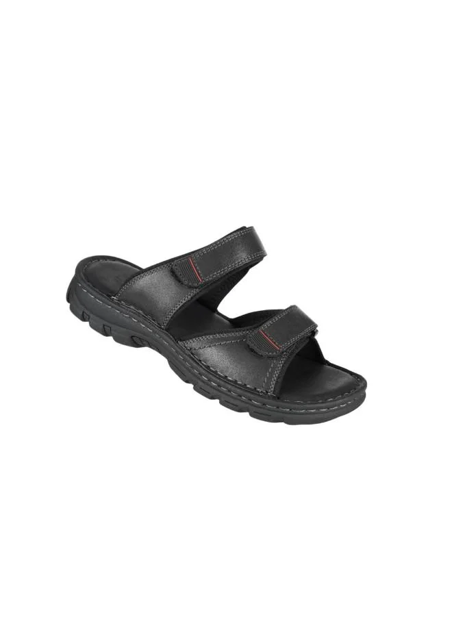 بارجيل أونو 008-3624 Barjeel Uno Mens Casual Sandals 0494-1 Black