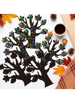 Fall Trees Scratch Cards - 48Pcs Fall Thankful Leaves Trees Scratch Cards For Kids Thanksgiving Diy Magic Fall Tree Hanging Scratch Paper Thankful Craft Supplies School Classroom Fun Activities - pzsku/Z8BDD0A99D1F8BB2114FDZ/45/_/1734347970/6dc80aa5-f72e-4ede-897a-1f6878a9dfe0