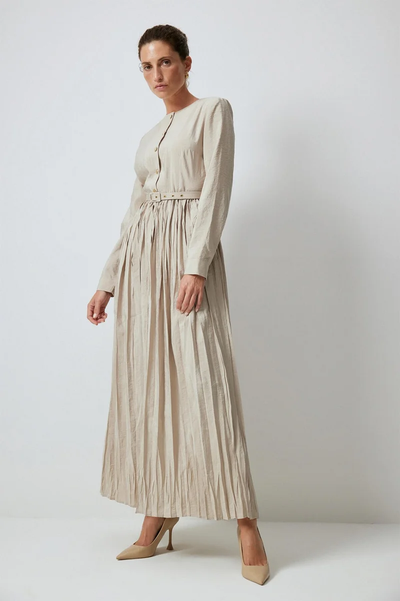 توتشي Pleated Cupra Dress
