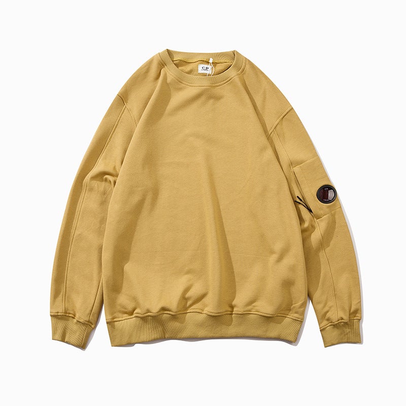 FW23 Functional Lens Hoodie CP COMPANY Mens Solid Pullover Floral gray  - Image 5