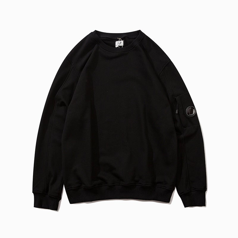 FW23 Functional Lens Hoodie CP COMPANY Mens Solid Pullover Floral gray  - Image 2