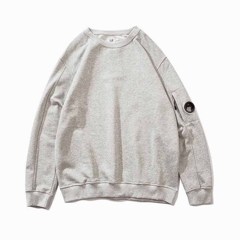 FW23 Functional Lens Hoodie CP COMPANY Mens Solid Pullover Floral gray  - Image 1
