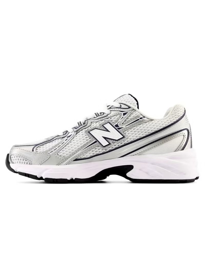 نيو بالانس حذاء نيو بالانس 740 سنيكرز – فضي/أبيض، أحذية جري كلاسيكية مع وسادة ABZORB®، تصميم علوي من شبك وشامواه مع تفاصيل عاكسة | أحذية رياضية للجنسين - Image 4