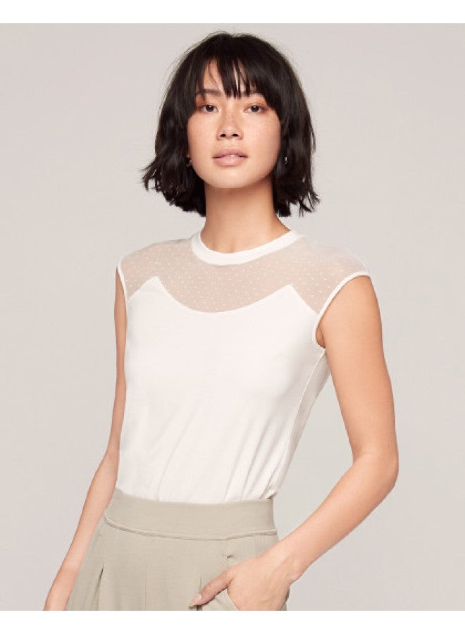 AIMER Comfortable & Versatile Round Neck Short Sleeve Women'S Layering Top - Image 1