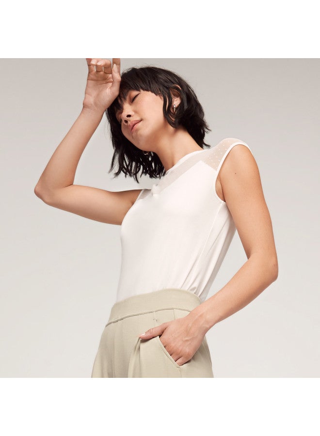 AIMER Comfortable & Versatile Round Neck Short Sleeve Women'S Layering Top - Image 3