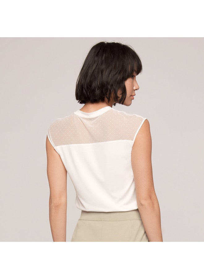 AIMER Comfortable & Versatile Round Neck Short Sleeve Women'S Layering Top - Image 4