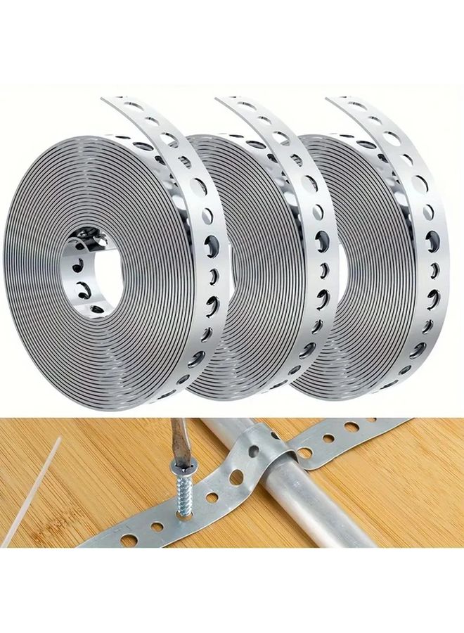 Galvanized Iron Coil Silvery Heavy Duty Support Bracket For Plumbing And DIY Projects - Image 2