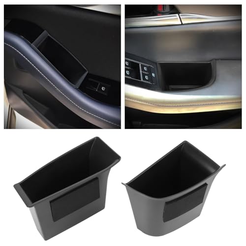 Sinminou Center Console Organizer Compatible with 2020-2025 Mazda CX-30 Accessories, 3PC Armrest Tray with Driver and Front Passenger Side Door Handle Organizer Storage Pocket Insert - Image 3