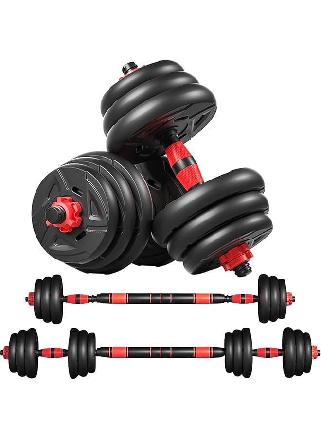 MAAS in 1 Dumbbell Weights Set Adjustable Dumbbell Set for Home Fitness Exercise Gym Fitness with Link Bar for Women and Men - Image 1