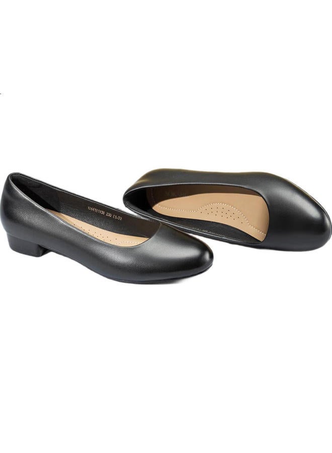 AOKANG Official Women'S Shoes, Leather Shoes For Women, Thin Heel Professional Work Shoes, Ol Pointed Toe Shallow Mouth Pumps, Flat Style, Size 38 - Image 2