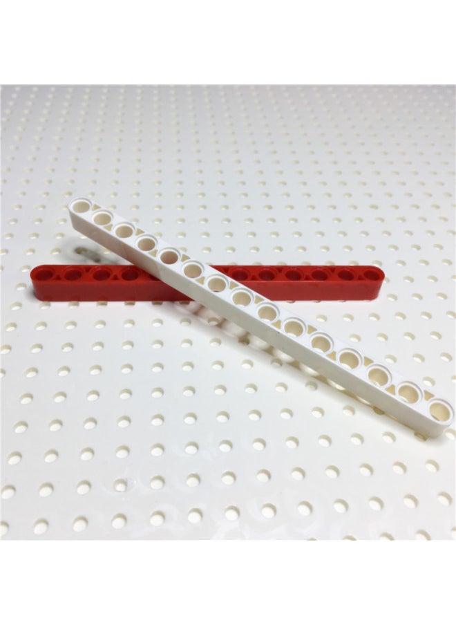 1x 15 Hole Beam Arm Thick Connecting Rod 32278 Niule/high Brick Technology Machinery Building Blocks Small Particle Parts Accessories-Color:Red 100
