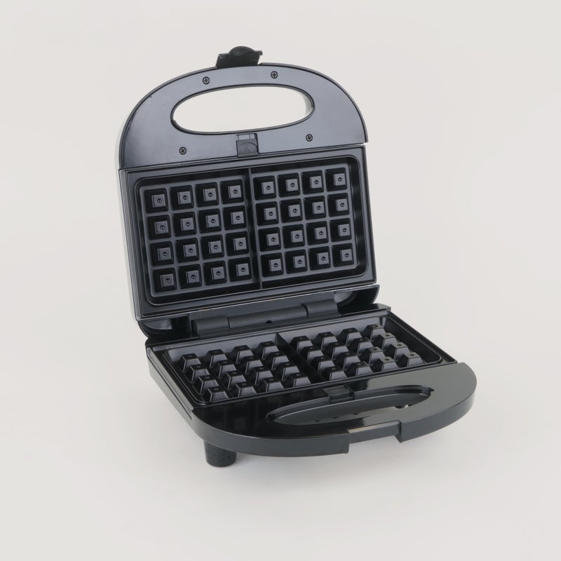 ألبرتو صانعة ساندويتش شريحتين بولي بروبيلين صفيحة صب أسود 700واط - Image 3