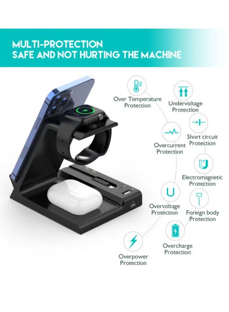 Dream Zone Magnetic Wireless Charging Stand For Apple iPhone sumsung Huawei Xiaomi - Image 3