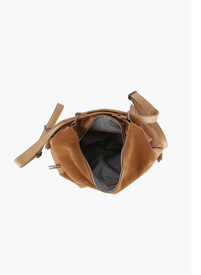 LM Women Convertible Shoulder Hobo Backpack Travel Bag (Black) - Image 3