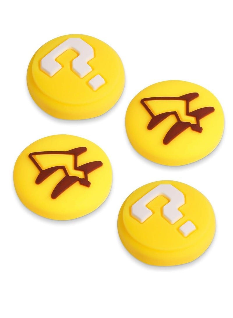 4Pcs for Nintendo Switch Thumb Grips Cute Cartoon Anime Design Kawaii 3D Silicone Joystick Caps Joycon Controller Button Covers for Nintendo Switch/OLED/Switch Lite for Boys Girls Kids Teens Tail  - Image 2