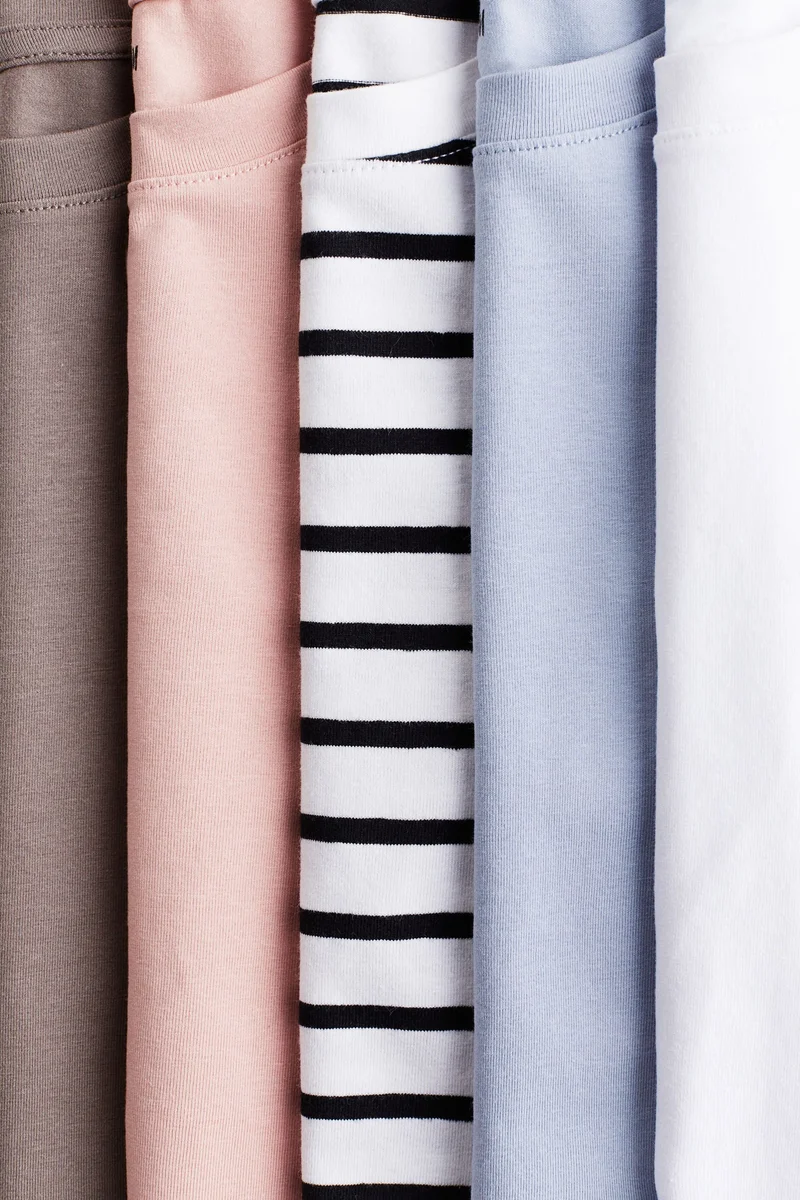 H&M 5-pack cotton tops